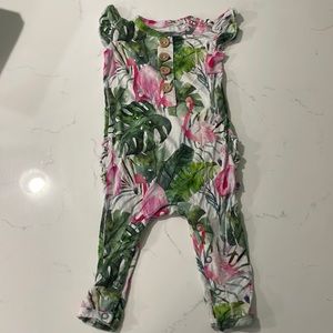 Bums and Roses Romper  Mother of the Flocking Year 0-3 months